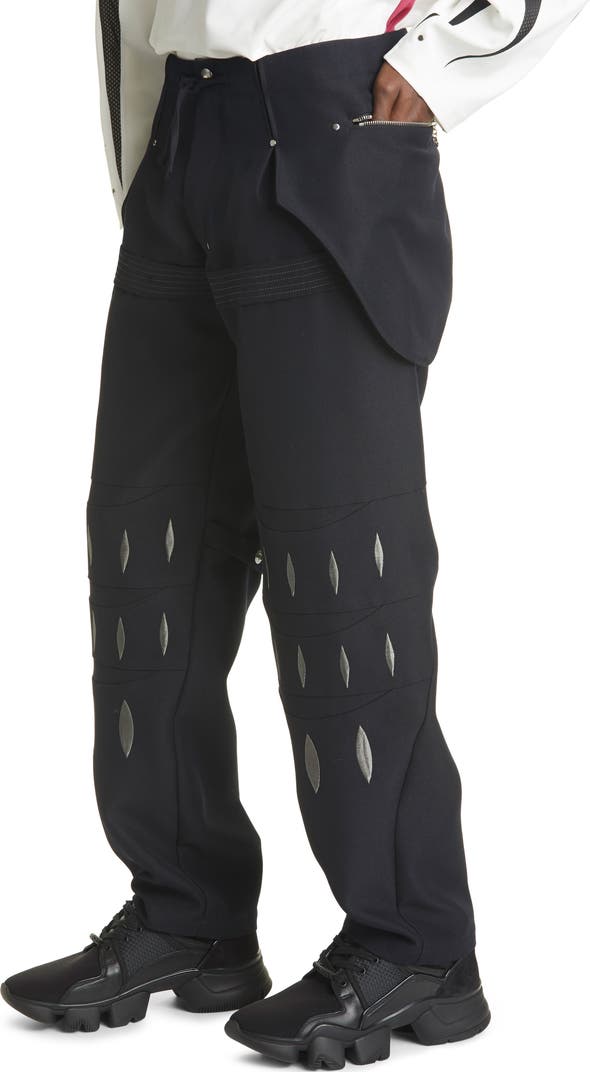 Kiko Kostadinov Arcadia embroidered trousers Size L