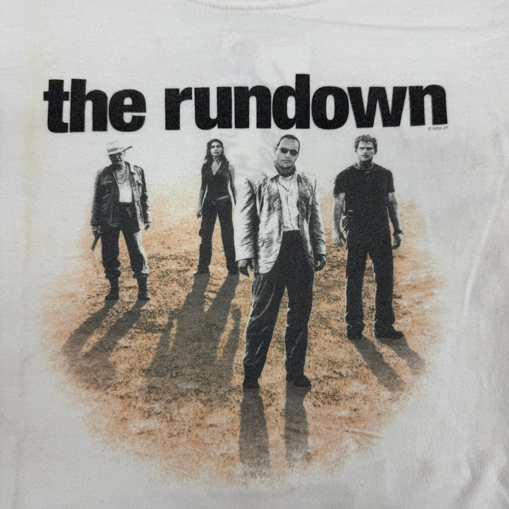 Dwayne "The Rock" Johnson vintage 2003 "The Rundown" movie promo t-shirt Size L