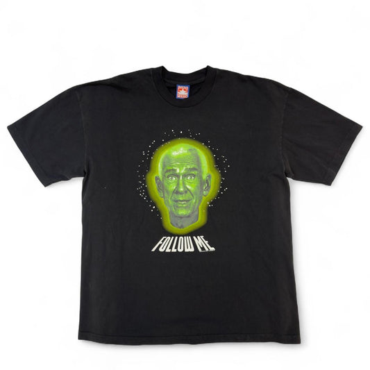 Vintage 90s 97 Marshall Apple White Follow Me Tee Size L