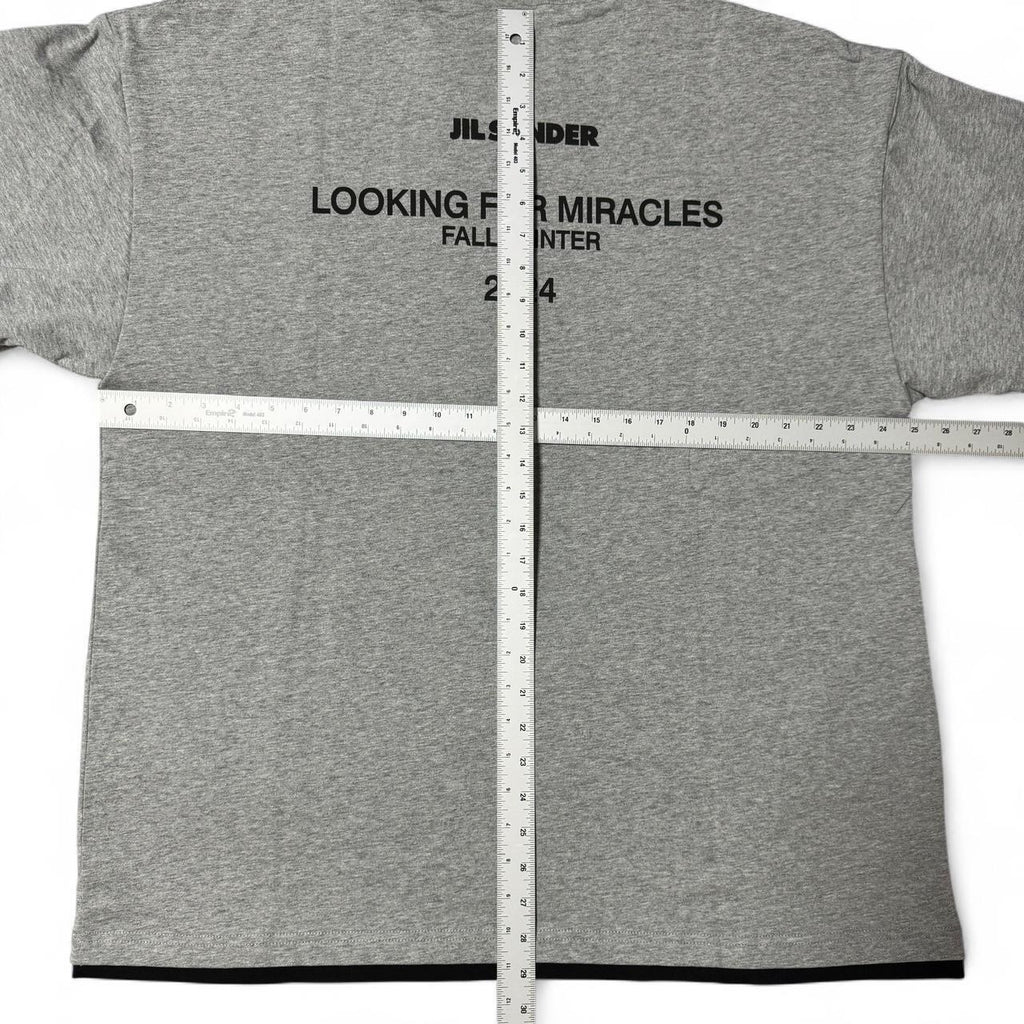 Jil Sander "Looking For Miracles" double-layer long-sleeved T-shirt
