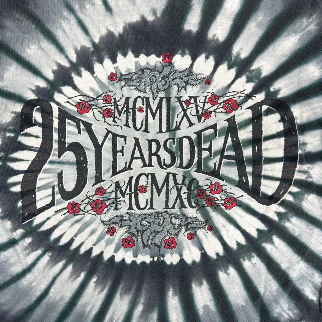 Vintage Grateful Dead 1990 "25 Years" anniversary tie-dye t-shirt Size M
