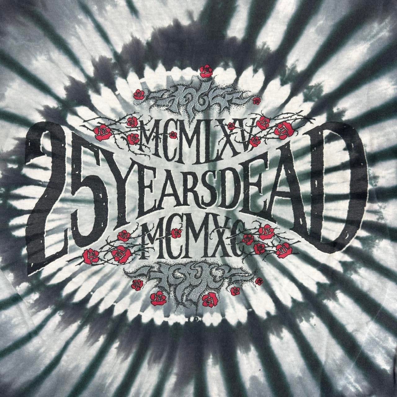 Vintage Grateful Dead 1990 "25 Years" anniversary tie-dye t-shirt Size M