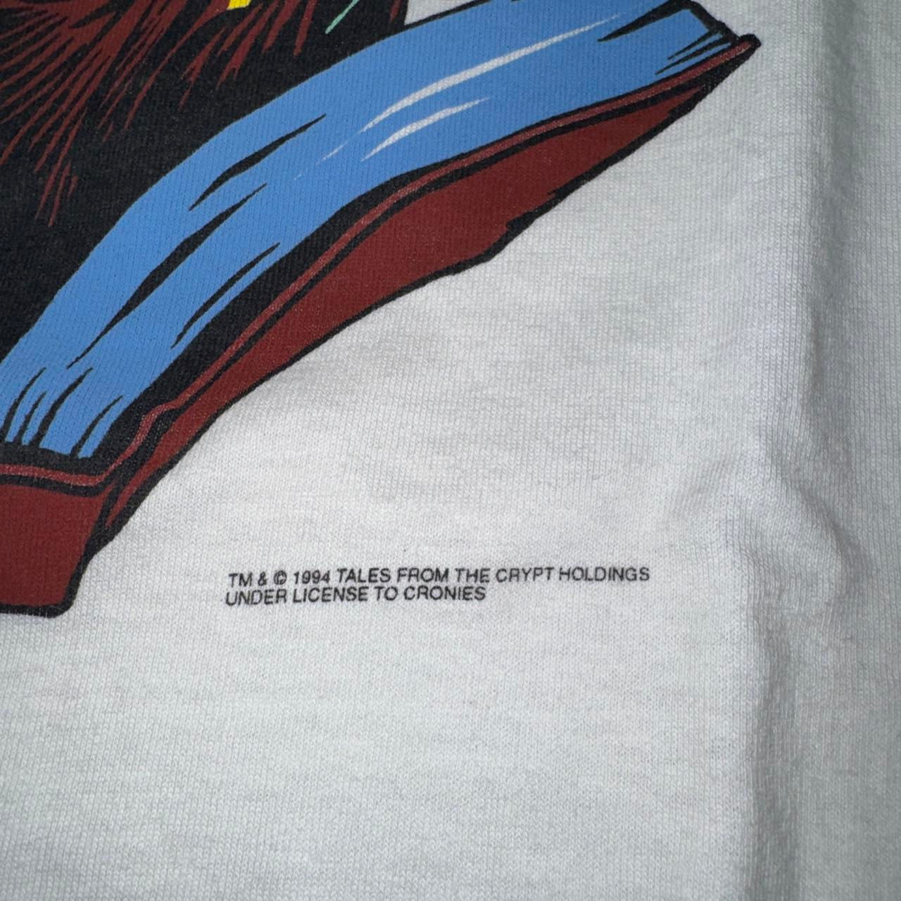 Youth 90s Tales from the Cryptkeeper white cotton tee Size M