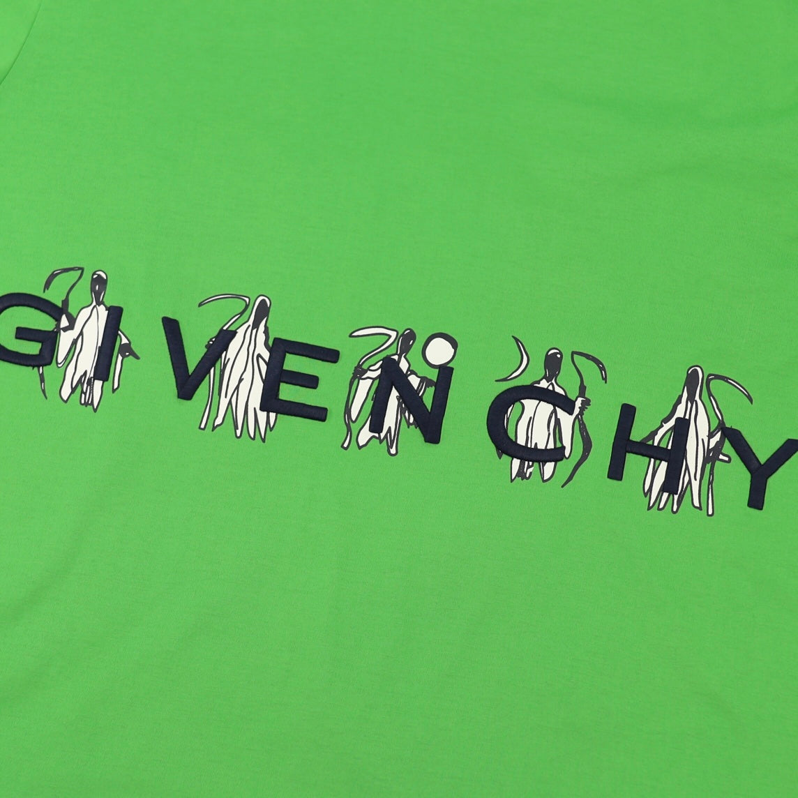 Givenchy Men's x Josh Smith embroidered reapers print graphic tee Size M