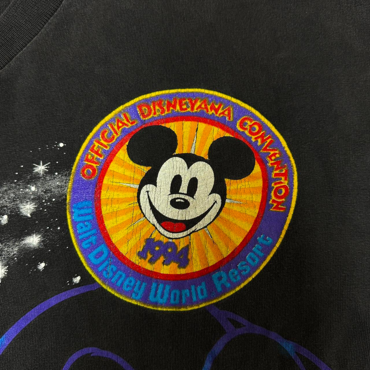 VINTAGE 90S DISNEY FANTASIA Mickey Mouse Disney Print Tee Size L