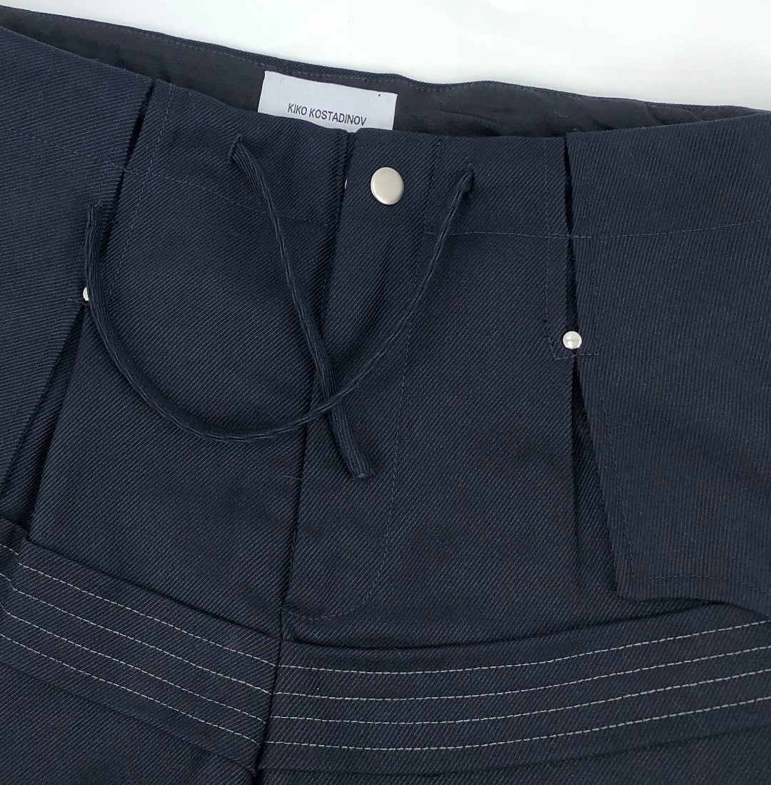 Kiko Kostadinov Arcadia embroidered trousers Size L