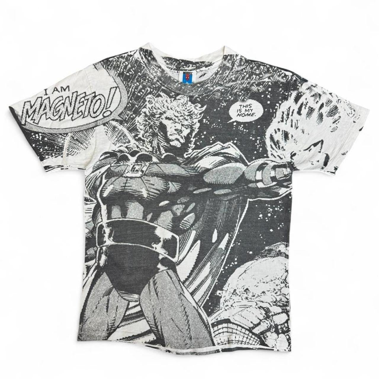 Vintage Magnetos X-Men black & white graphic tee Size XL