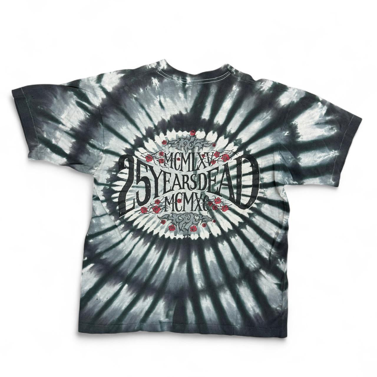 Vintage Grateful Dead 1990 "25 Years" anniversary tie-dye t-shirt Size M