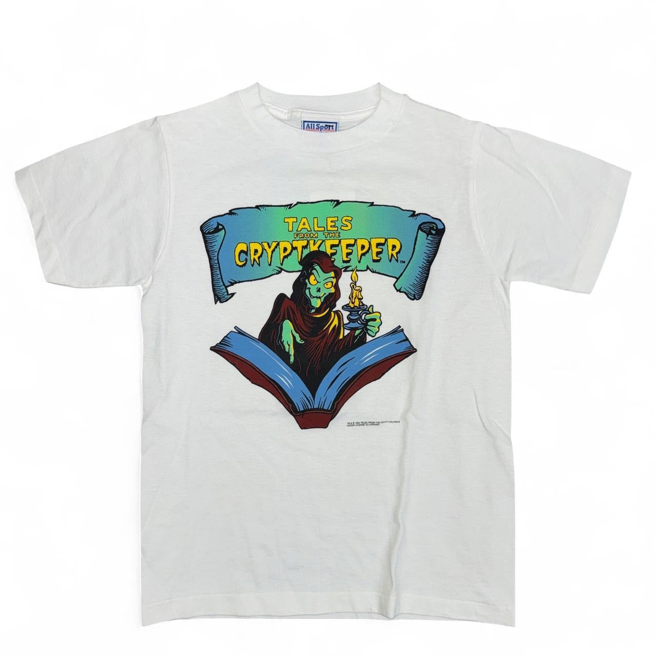 Youth 90s Tales from the Cryptkeeper white cotton tee Size M