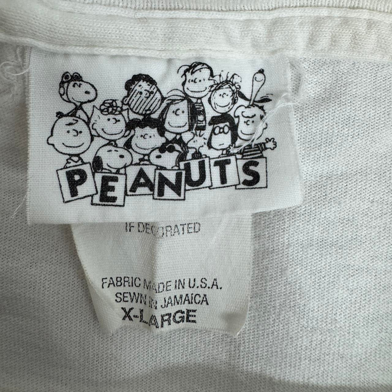 Vintage 90s Peanuts Lucy The Stress Is Getting To Me white T-Shirt Size XL