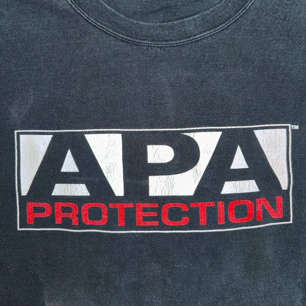 Vintage 2001 WWF "APA Protection" t-shirt Size XXL