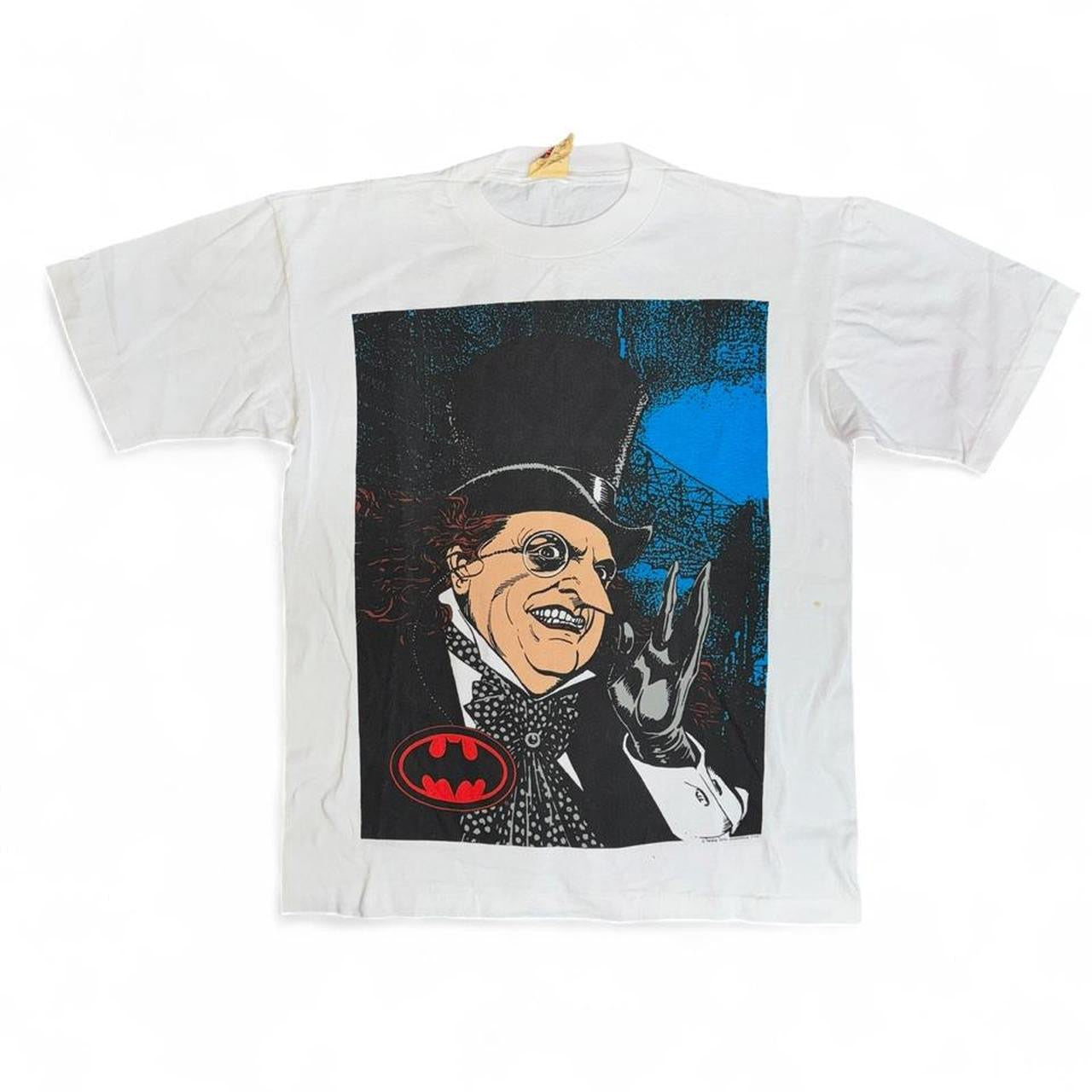Vintage1989 Batman Returns Penguin white tee size L