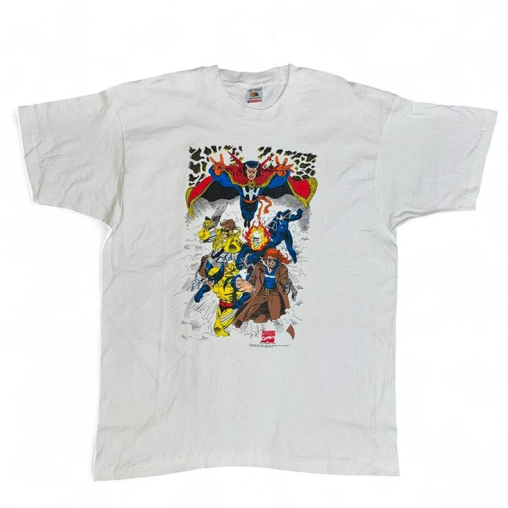 Vintage 1995 Marvel Comics Secret Defenders t-shirt Size XL