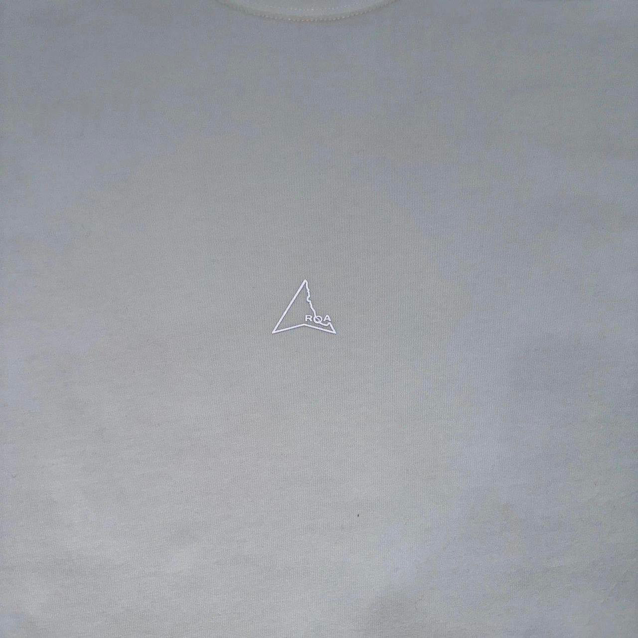 ROA reflective logo  cotton t-shirt Size L